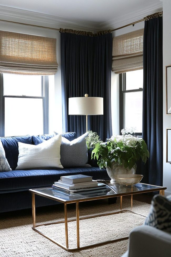 Sheer And Opaque Fabric Layers