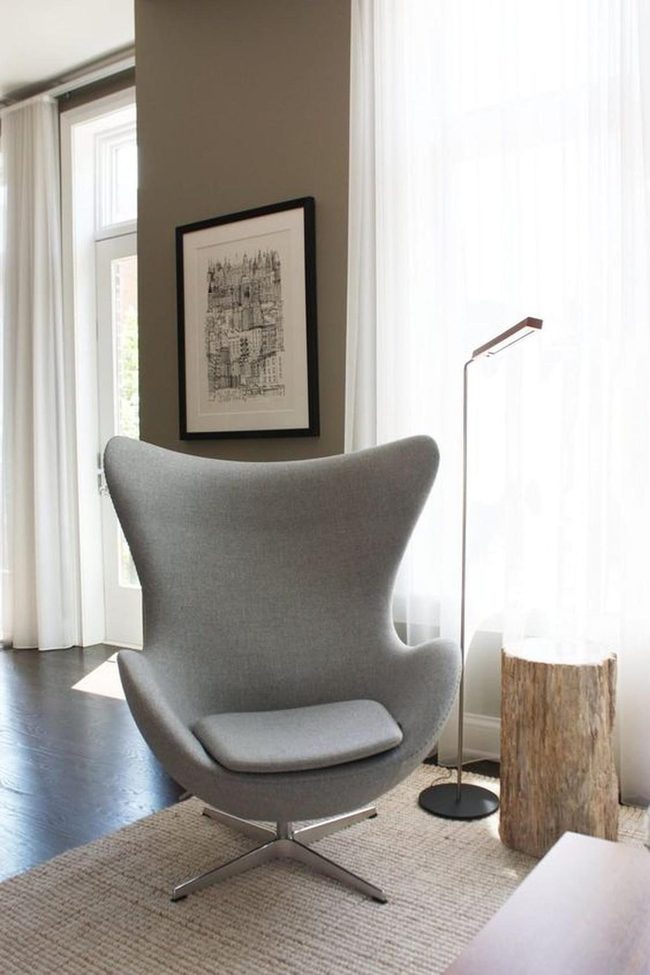 Gray Rounded Chairs, Natural Light