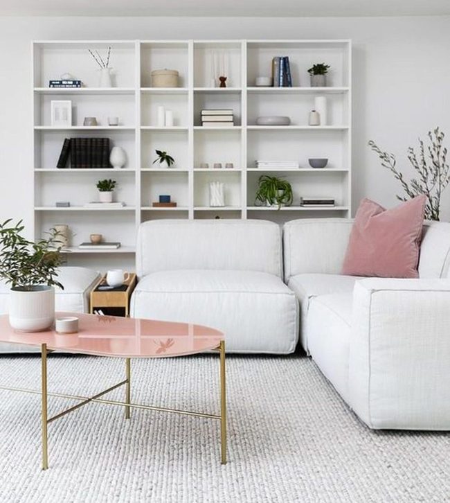 Blush Pink And Gold Minimalism