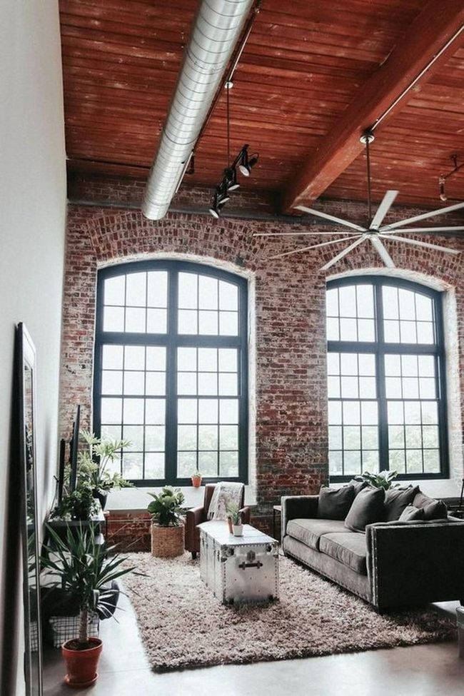 Raw Brick Industrial Living