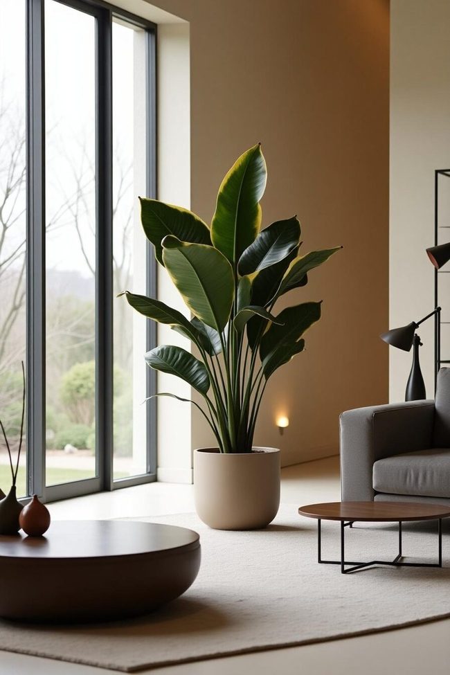 Tall Green Striped Air Purifier
