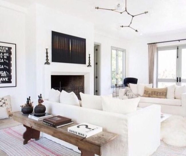 Light-Filled Neutrals With Black Accents