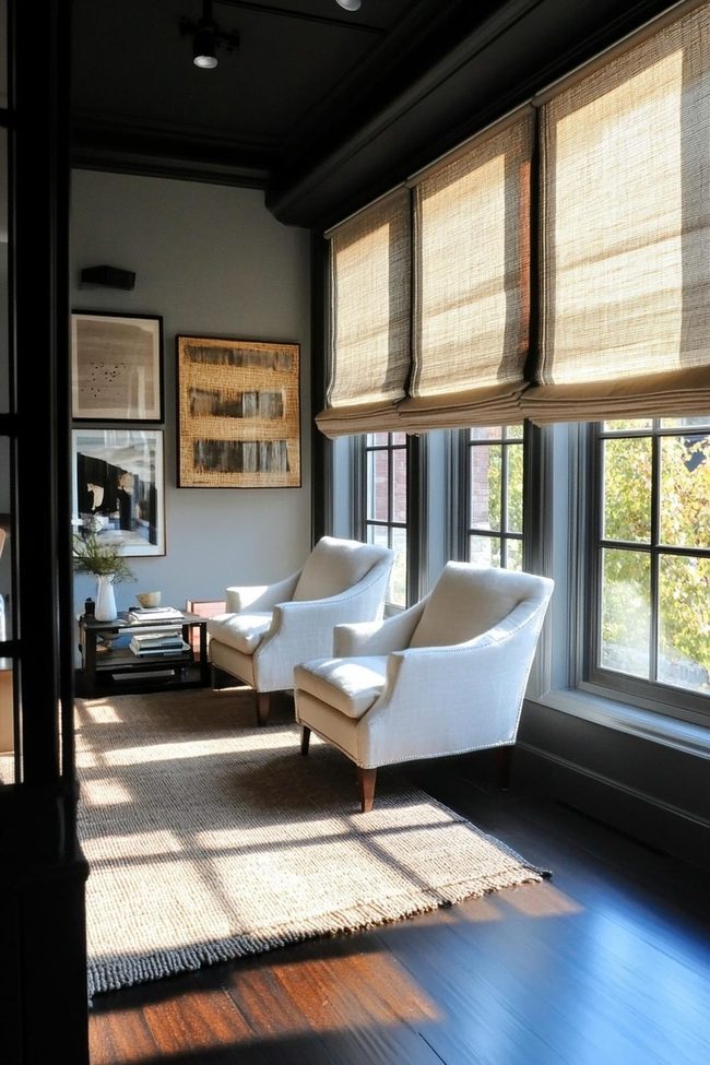 Swaying Tassel Roman Blinds