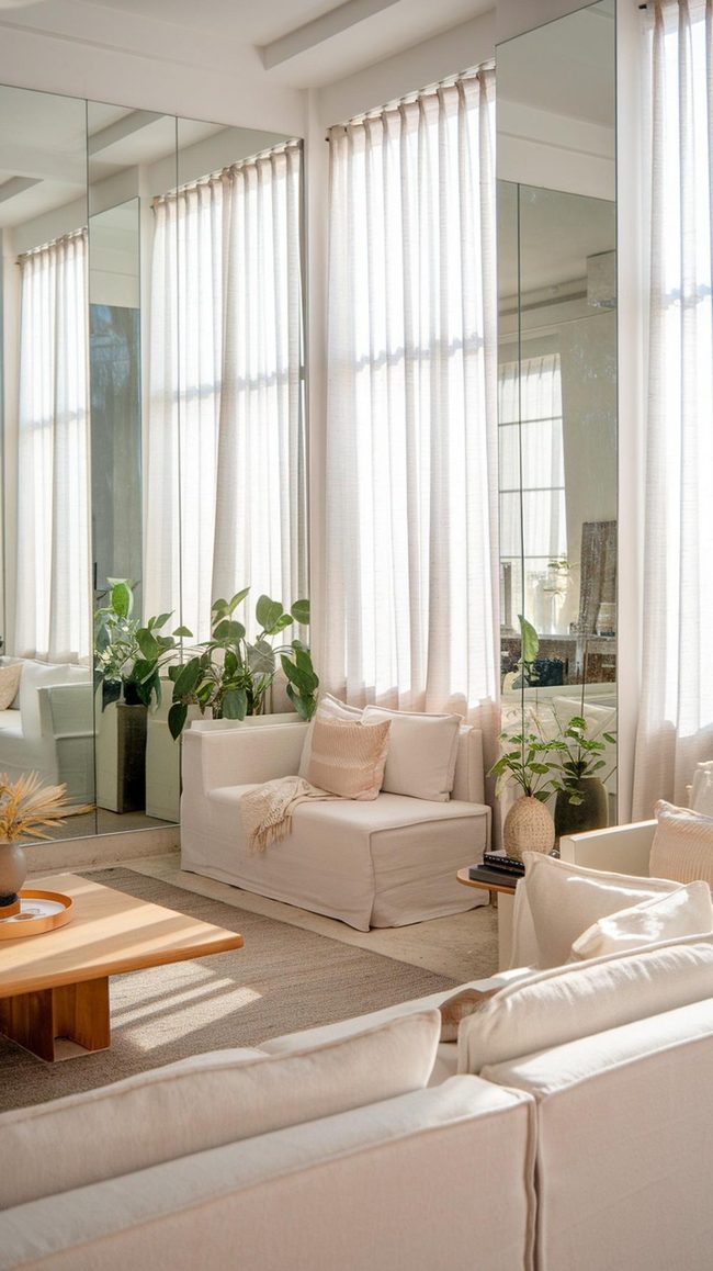 Sunlight Through Sheer Fabrics