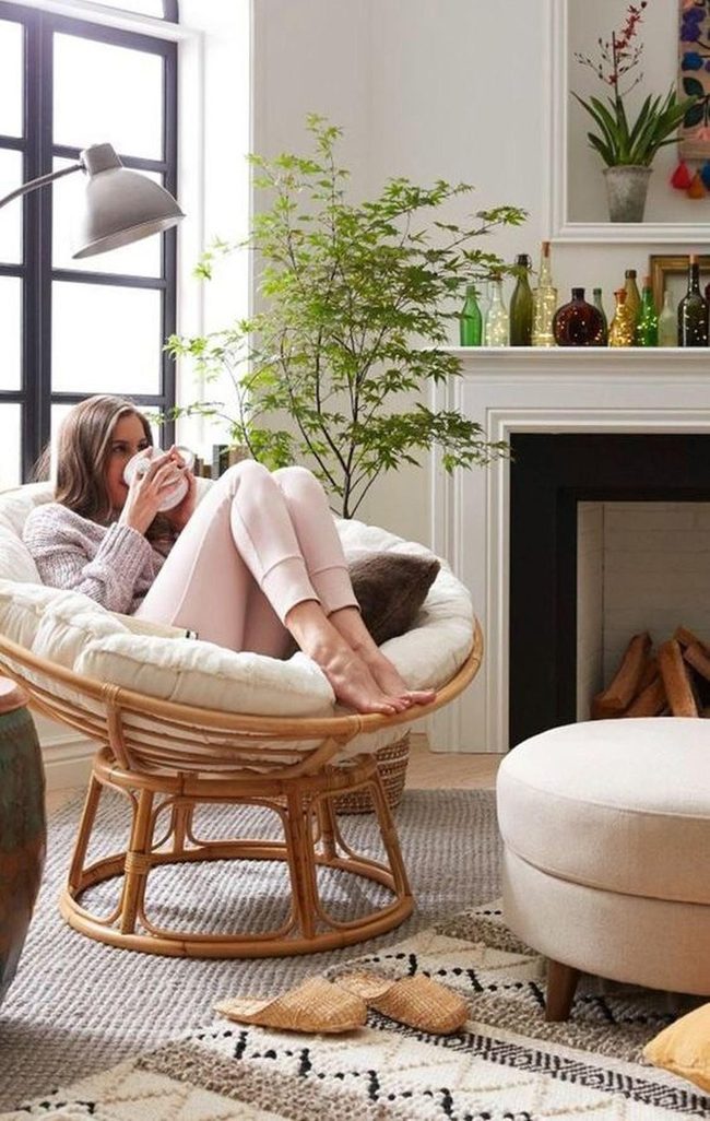 Sunlit Rattan And Green Living