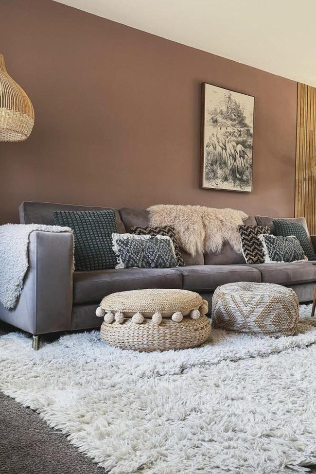 Gray Velvet Extra Long Sofa
