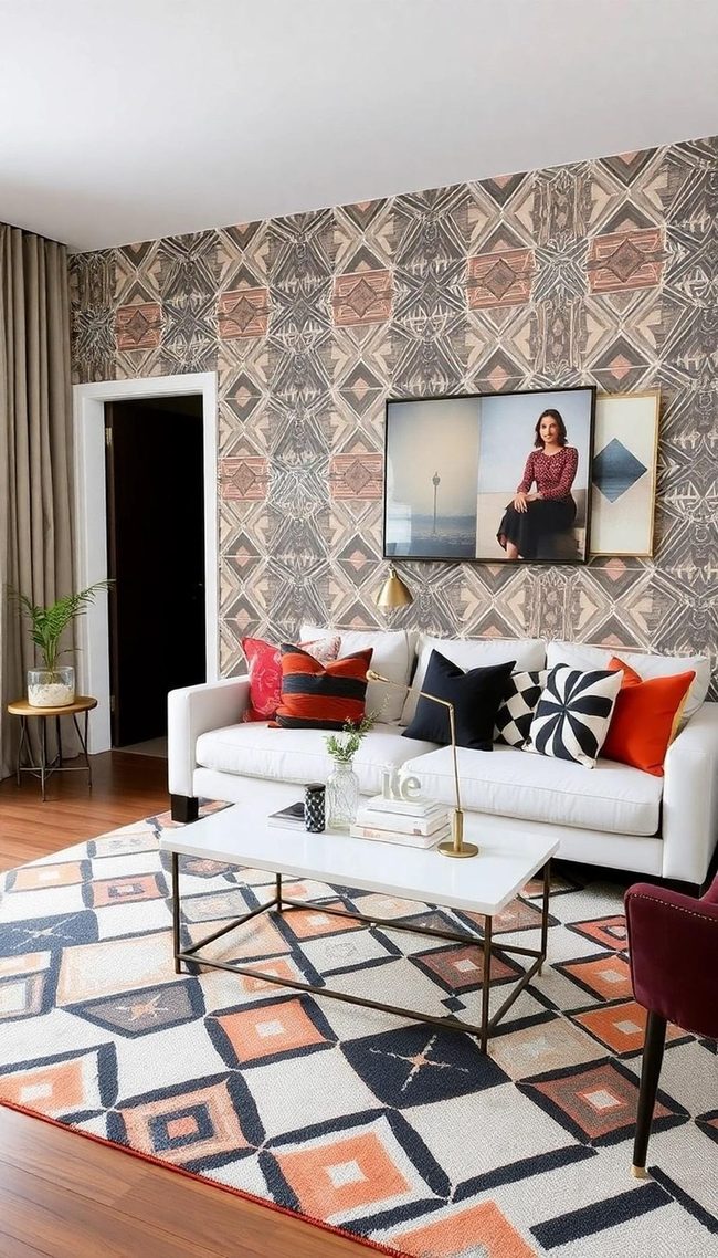 Angular Shapes Drive Living Room Energy