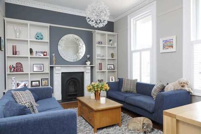 Denim Sofa Polished Comfort Edge