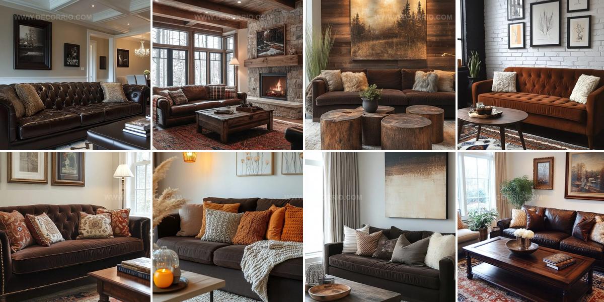 2803774 Dark Brown Couch Living Room Styles