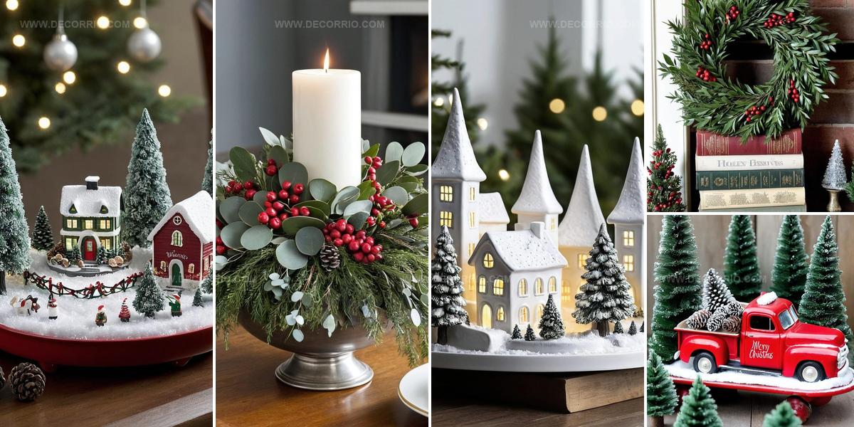 9091409 Enchanting Coffee Table Christmas Decor Ideas
