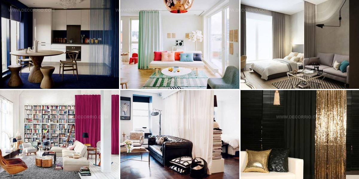 9333814 Curtain as Space Divider Ideas