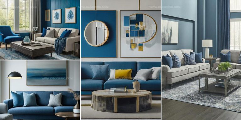 8880712 Rustic Blue and Gray Living Room Ideas