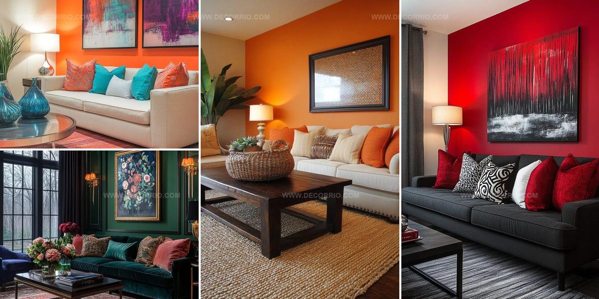 6410593 Playful Colorful Living Room Ideas