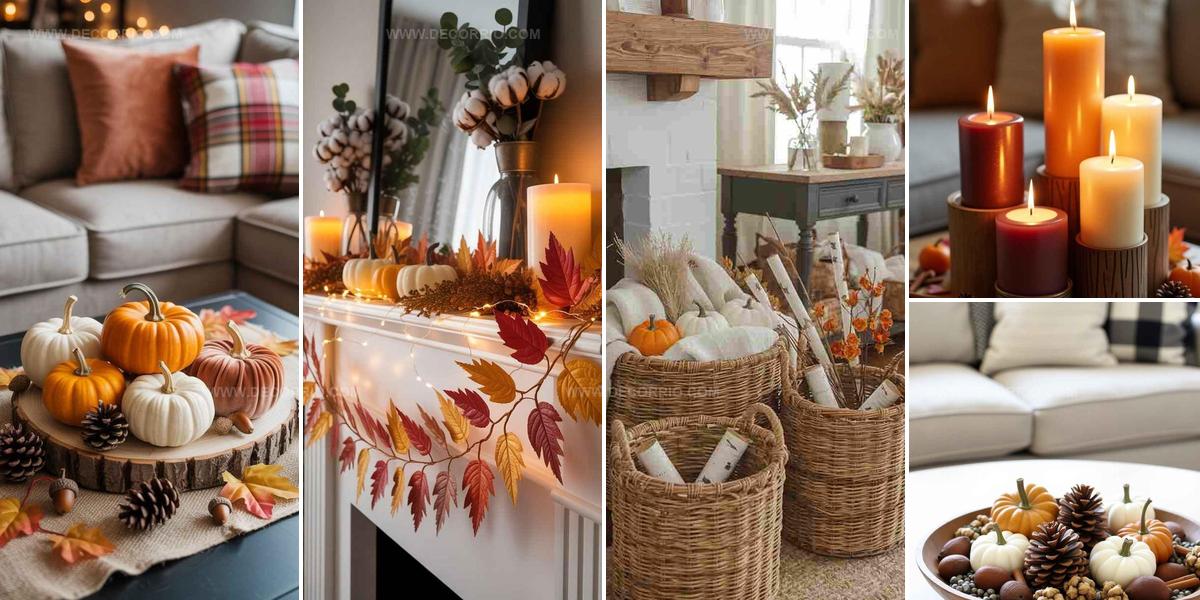 7605766 Glowing Fall Living Room Decor Ideas