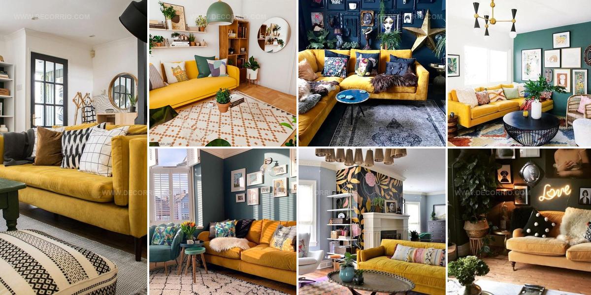 8735701 Yellow Sofa Living Room Styles