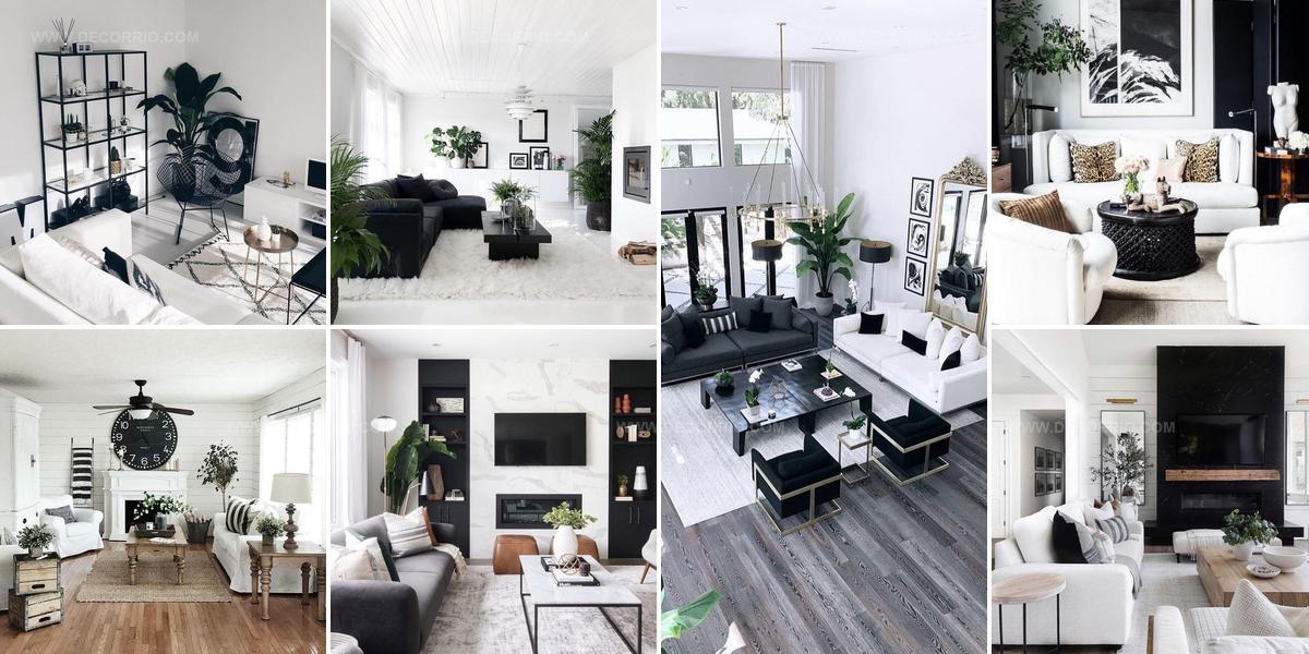 7424487 Black And White Living Room Decor Ideas