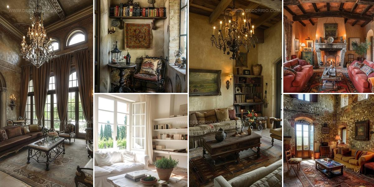 6201242 Tuscan Living Room Interior Designs