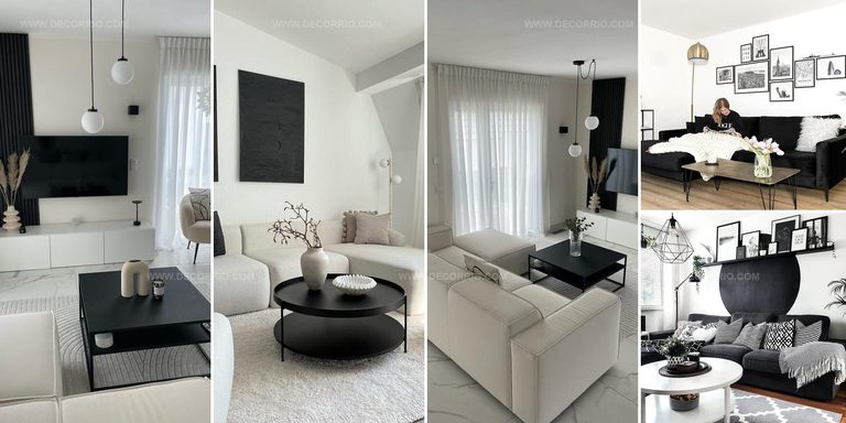 3911634 Black And White Living Room Concepts
