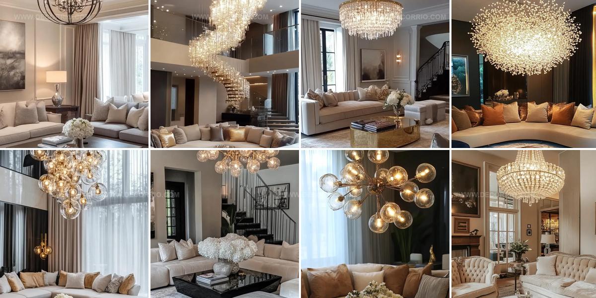 2743808 Living Room Chandelier Decor Ideas