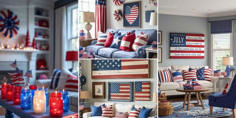 3014900 Patriotic 4th Of July Living Room Ideas
