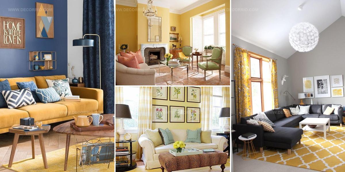1553430 Yellow Living Room Decor Ideas