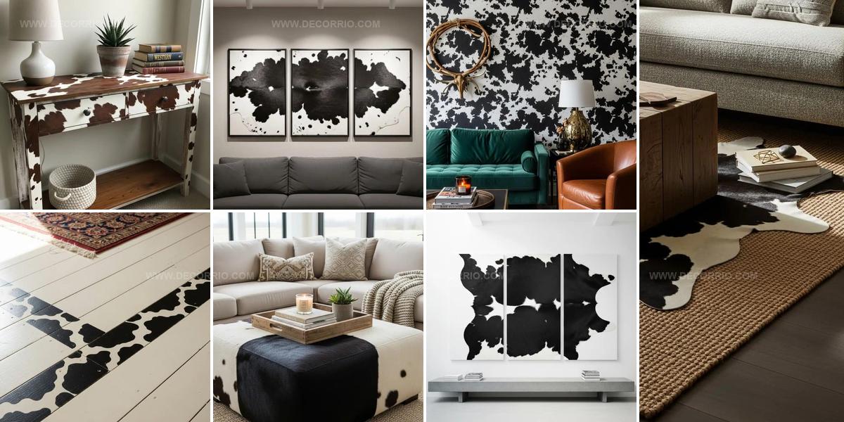 4364583 Cow Print Living Room Ideas