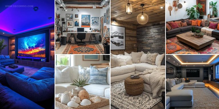 2289423 Refreshing Basement Living Room Ideas