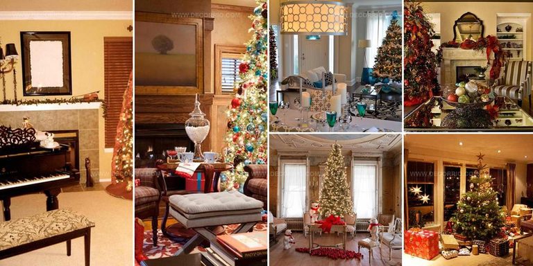 1721581 Christmas Decorated Living Room Ideas