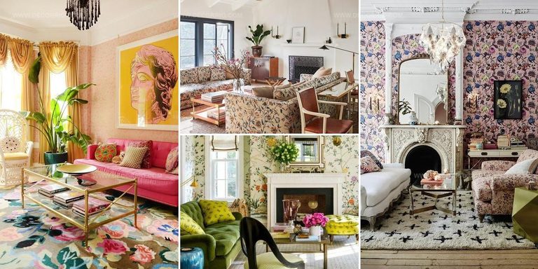 4099928 Floral Living Room Decor Inspiration
