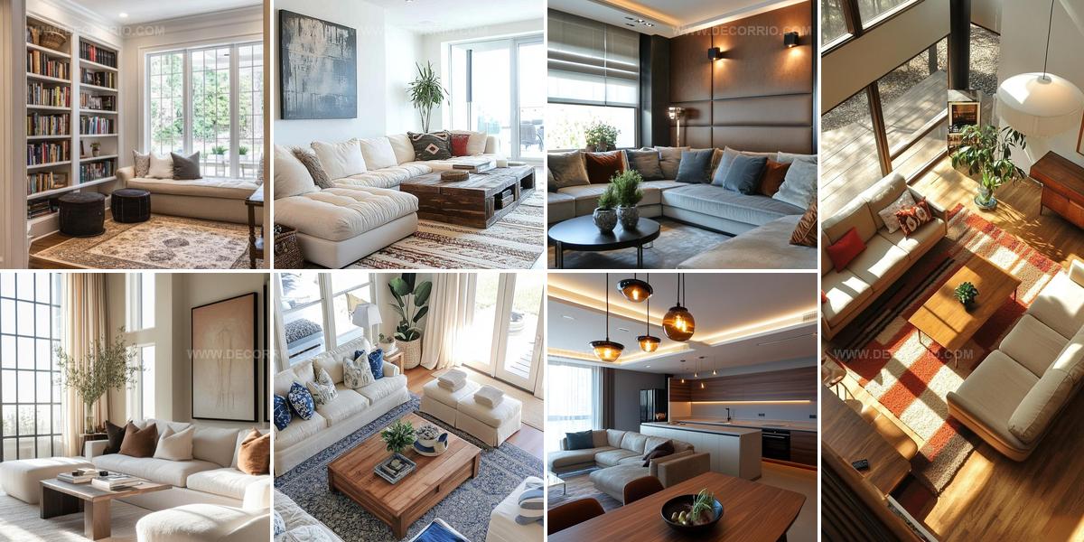 9219463 Creative Long Rectangle Living Room Layouts