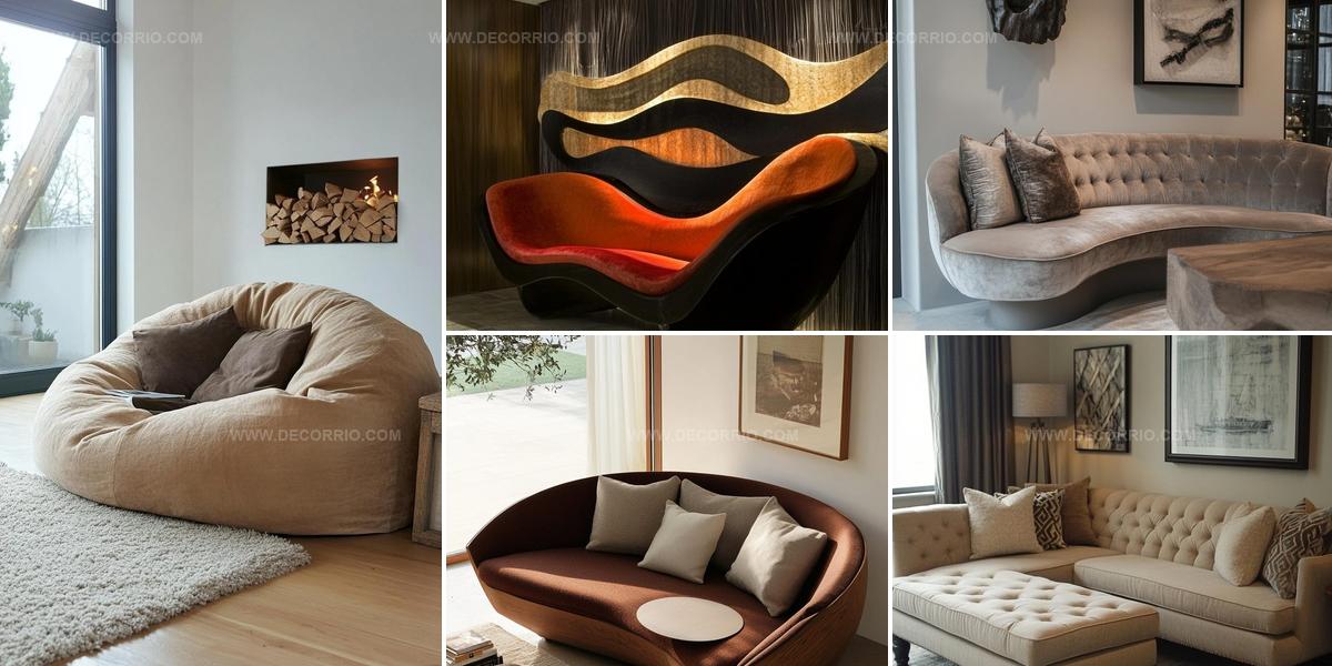 3840181 Chic Curved Sofa Styles