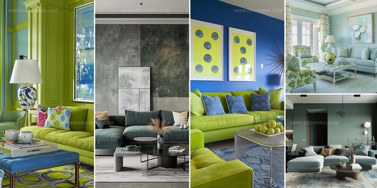 5430650 Brilliant Blue And Green Living Room Ideas