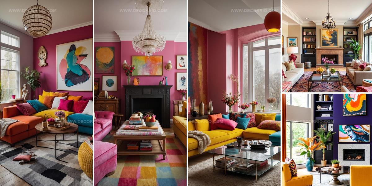 7292426 Elegant Colorful Living Room Ideas
