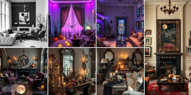 4380281 Urban Halloween Living Room Decor Ideas