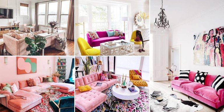 6458619 Pink Sofa Ideas For Living Rooms