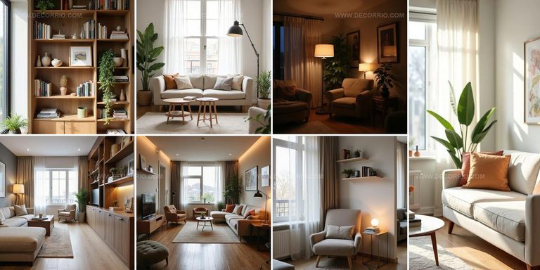 4207749 Warm Apartment Living Room Ideas