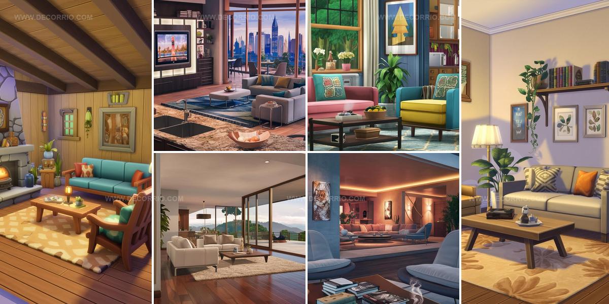 7093330 Sims 4 Living Room CC Ideas