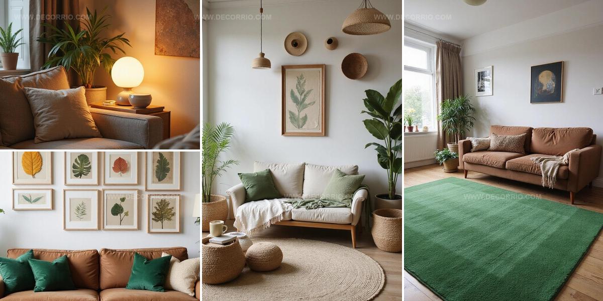 9379886 Green and Brown Living Room Ideas