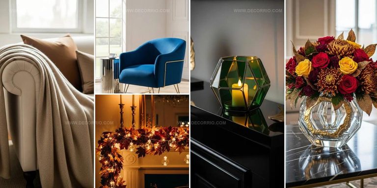 2308642 Glam Fall Living Room Decor Ideas