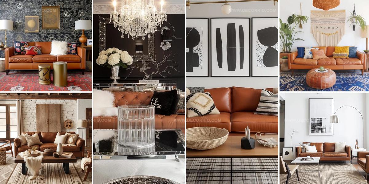 3070492 Cognac Couch Living Room Ideas