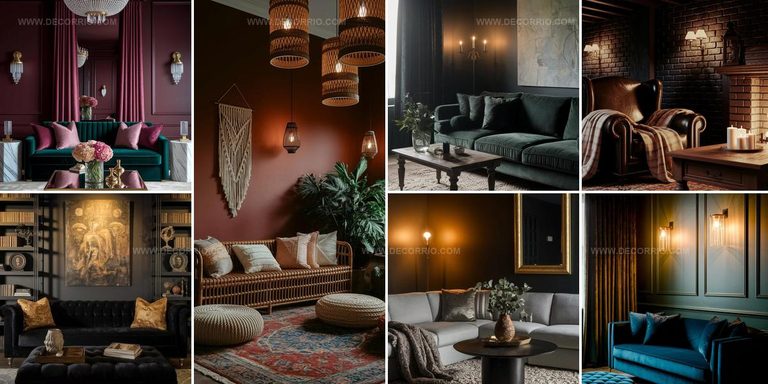 3831188 Haunted Moody Living Room Decor Ideas