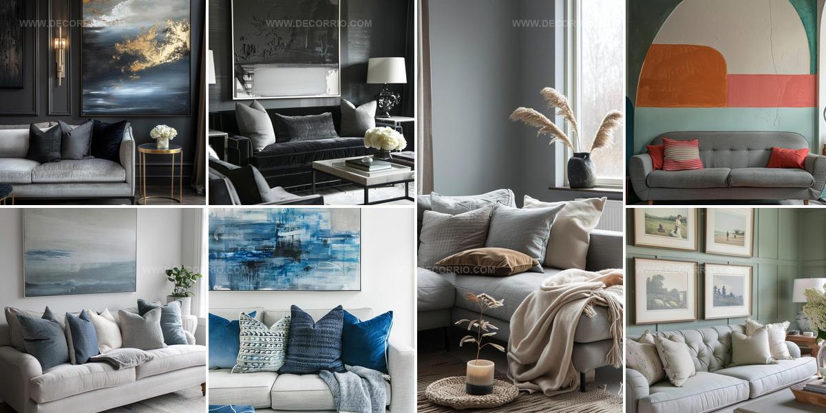 3904183 Gray Sofa Color Combos