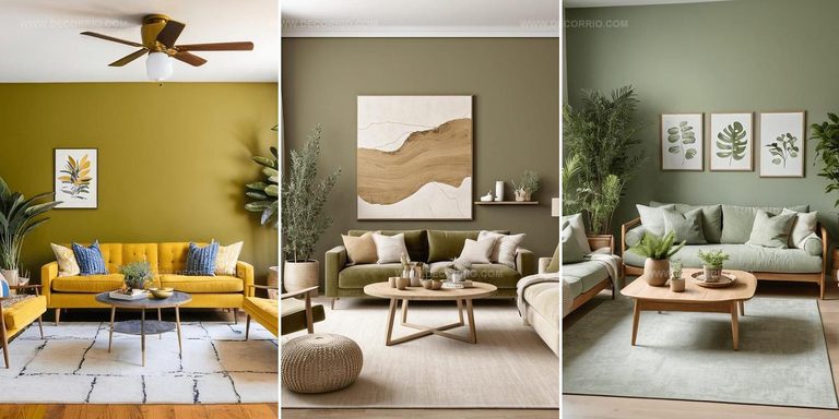 4030384 Green Living Room Designs and Styles