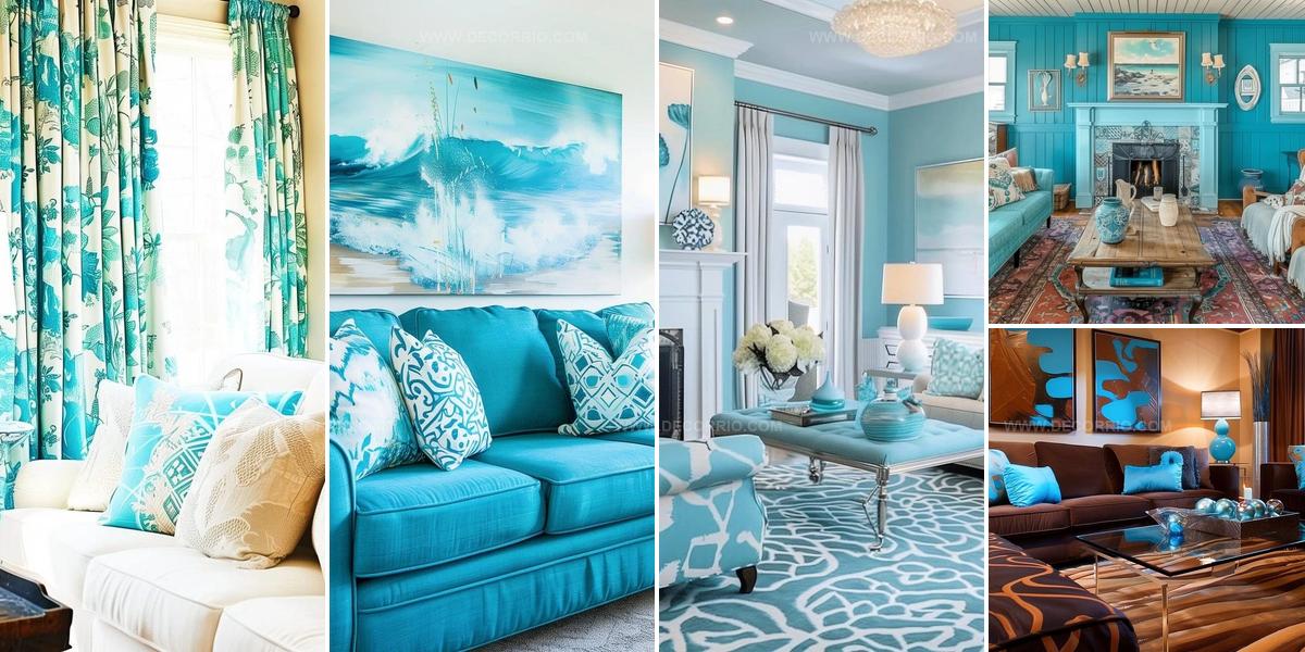 2582554 Turquoise Living Room Decor Ideas