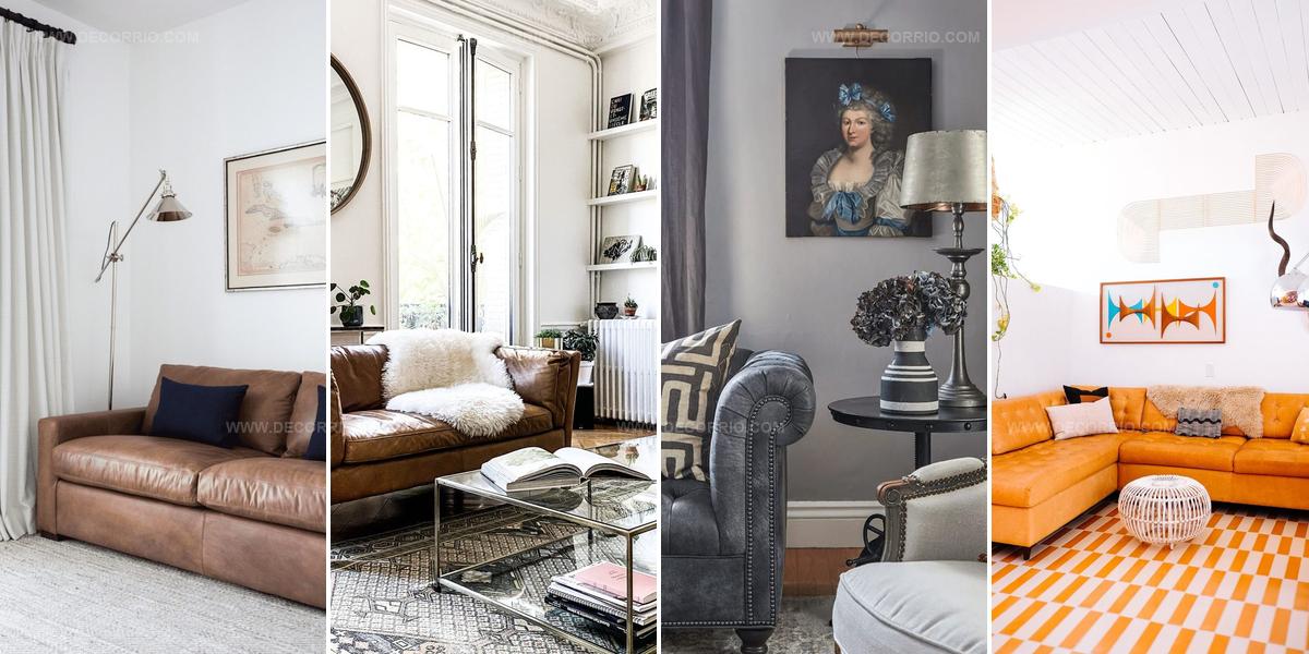 7754773 Living Rooms with Leather Sofa