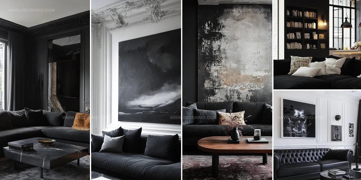 6092747 Black Sofa Living Room Ideas