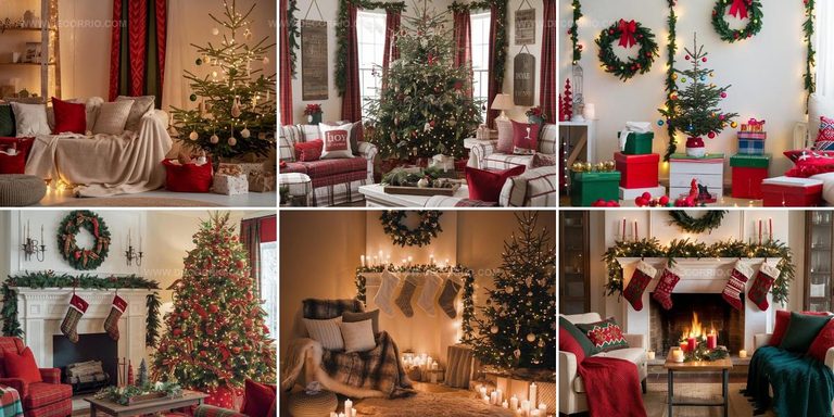 8191112 Modern Christmas Living Room Ideas