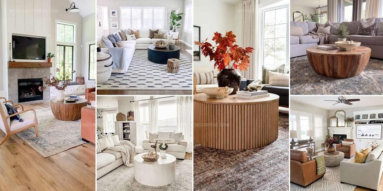 7711612 Wood Drum Coffee Table Ideas