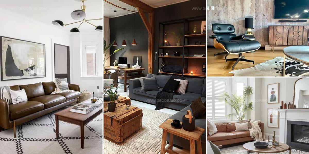 9889220 Masculine Mens Living Room Ideas