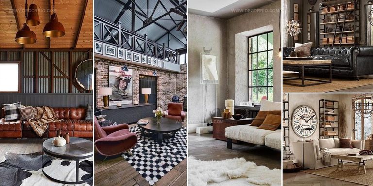 4551168 Industrial Living Room Styles